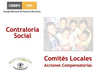 ComitÃ©s Locales Acciones Compensatorias - conafe.edu.mx