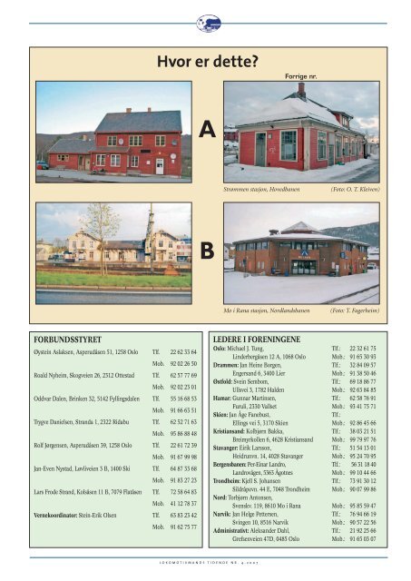 Lokomotivmands Tidende nr. 4, 2007 - Norsk Lokomotivmannsforbund