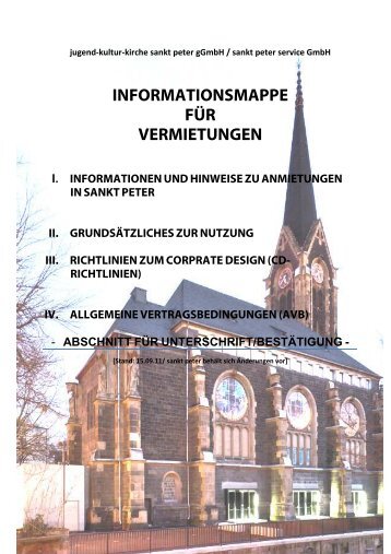 iv. allgemeinevertragsbedingungen(avb) - Jugend-Kultur-Kirche ...