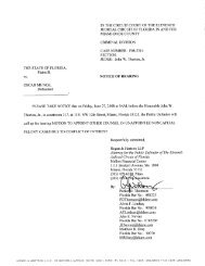 Notice of Hearing on Motion to Appoint Other Counsel - Miami Dade ...