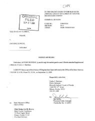 Supplemental Affidavit of Carlos Martinez filed September 21, 2009