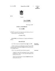 Property Tax Act 2000 - Laws Online Government of Antigua and ...