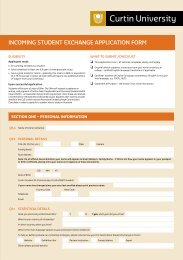 INcOmING STuDENT ExcHANGE APPLIcATION FORm - Study abroad