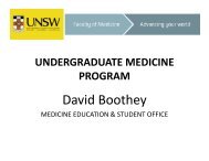 Faculty of Medicine - UNSW International