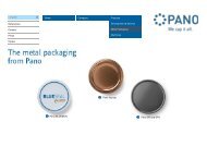 Metal Packaging | Pano GmbH