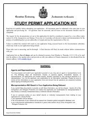 STUDY PERMIT APPLICATION KIT - Kintrust.com