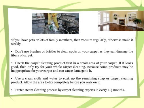 Want Long Lasting Carpet Just Follow These Carpet Cleaning Tips