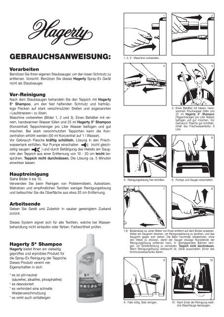 Mietvertrag Spray-Ex Gerät