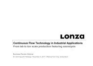 Ozonolysis@LONZA - Business Review Webinars