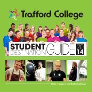 Make it Happen with Trafford College