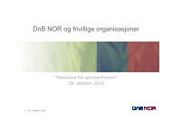 Dag Arne Kristensen, DnB NOR - Sponsor- og Eventforeningen