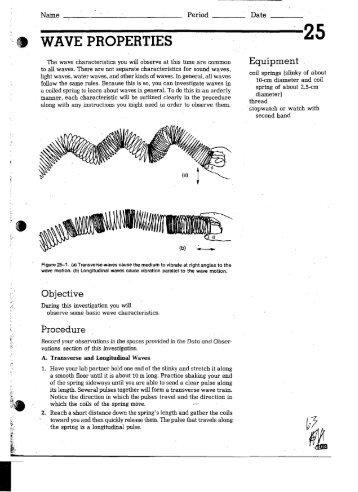 Wave discovery lab (slinky) - Andrewgloag.com