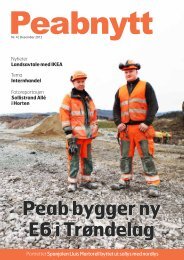 Nr 4 - Peab i Norge