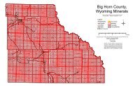 Mineral Map Book. - Big Horn County Wyoming
