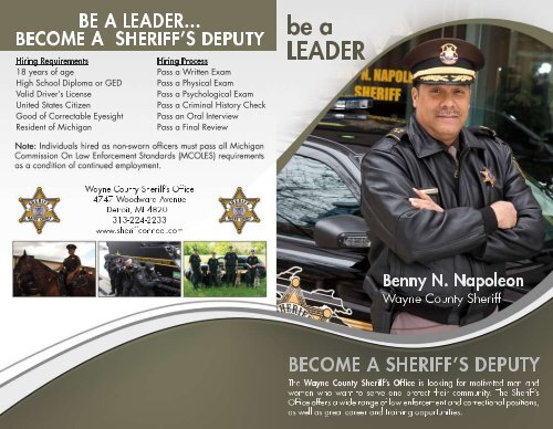 to download the Wayne County Recruitment ... - Sheriff Connect