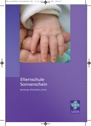 BroschÃ¼re Elternschule Sonnenschein - St. Walburga-Krankenhaus ...