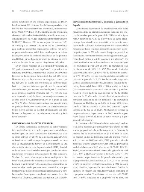 Avances en DiabetologÃ­a - Sociedad EspaÃ±ola de Diabetes