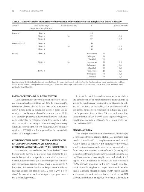 Avances en DiabetologÃ­a - Sociedad EspaÃ±ola de Diabetes