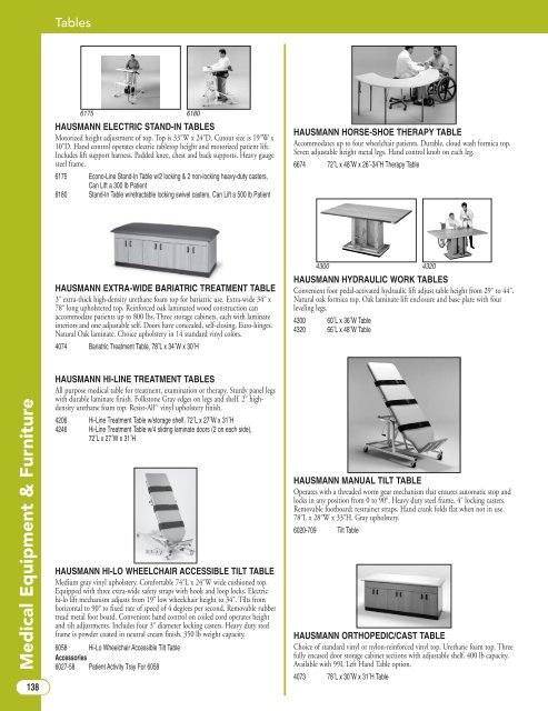 Exam Room Equipment & Furniture