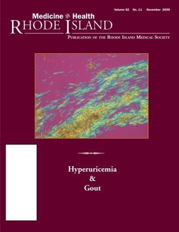 Hyperuricemia & Gout - Rhode Island Medical Society