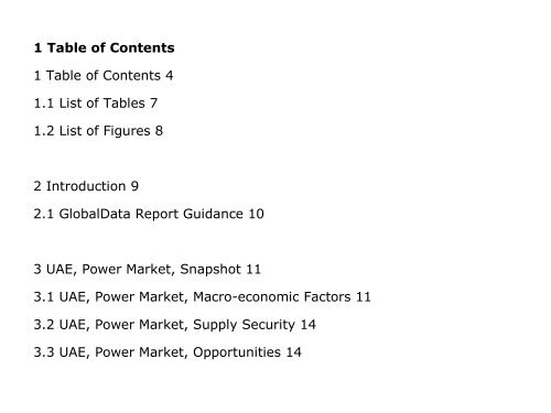 UAE Power Market Outlook  2025, Update 2015 ,Market Trends, Regulations, and Competitive Landscape