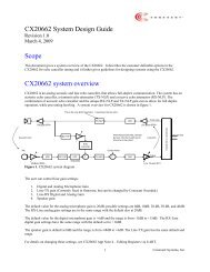 CX20662 App Note 8 - System Design Guide APN-202164 ... - Codico