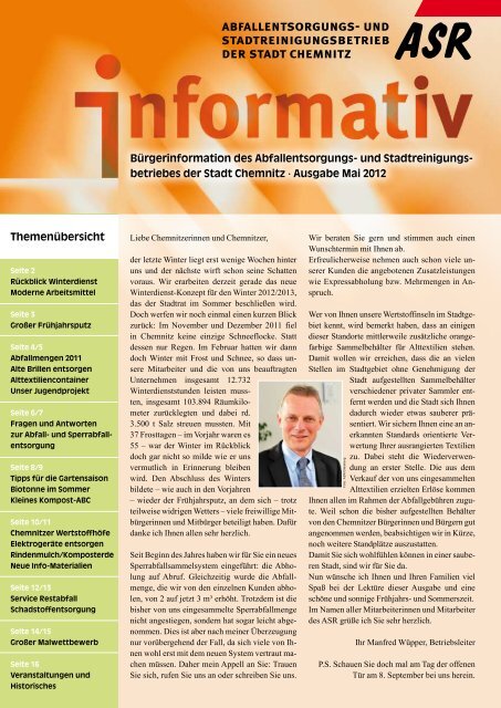 Bürgerinformation Mai 2012 - ASR