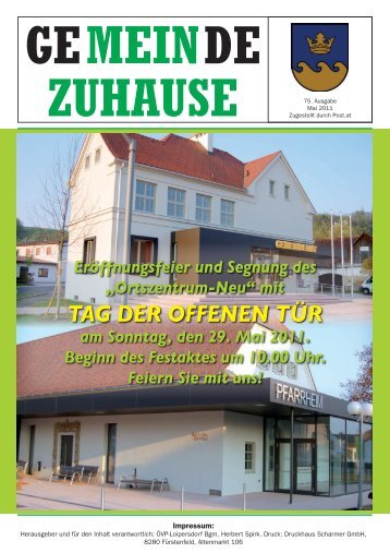 Gemeinde Zuhause 1/2011 (PDF) - Gemeinde Loipersdorf