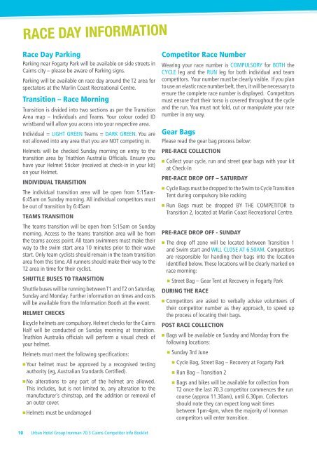 COMPETITOR BOOKLET - USM Events