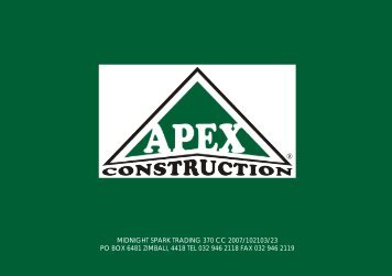 Apex PDF LS layout.indd - Master Builders KwaZulu-Natal