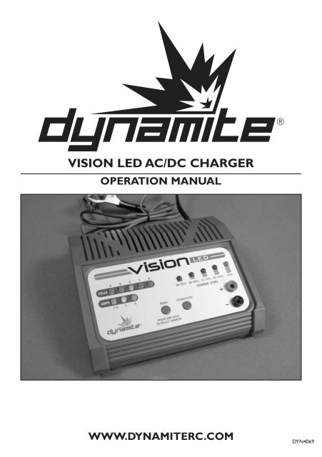 Vision Led Charger Manual Dynamite Rc