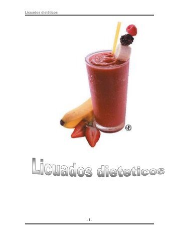 Licuados dietéticos 