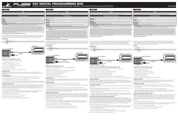 ESC DIGITAL PROGRAMMING BOX - Dynamite RC