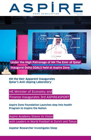 HE Minister of Economy and Finance inaugurates 3rd ... - Aspire Zone