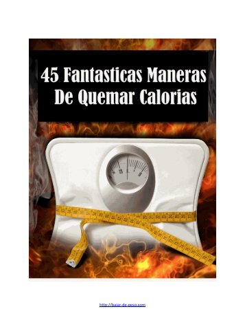 45 Formas de quemar calorías