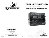 Prophet Plus LCD Manual - Dynamite RC