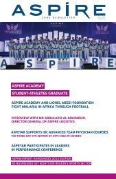 ASPIRE ACADEMY STUDENT-ATHLETES GRADUATE - Aspire Zone