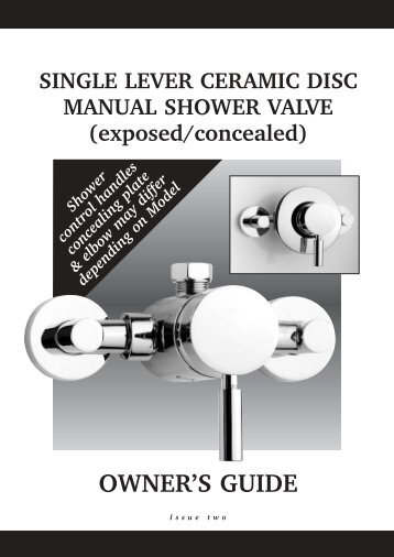 Single Lever Owner guide - Ultra Group