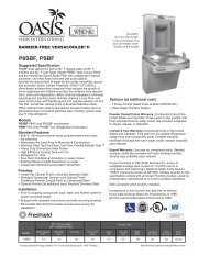 Specifications - Oasis International