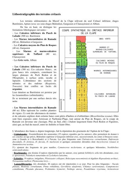 Aperçu géologique du Massif de la - ASNAT