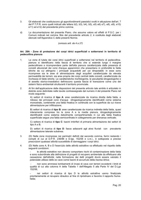 piano territoriale di coordinamento provinciale - Provincia di Forlì ...