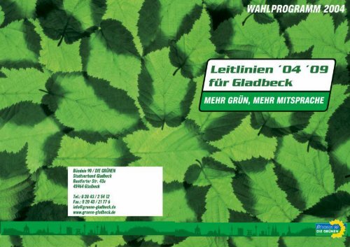 Druckversion - Grüne Gladbeck