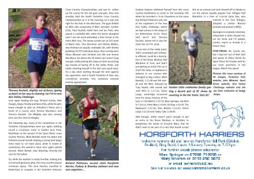 January 2007 - Horsforth Harriers