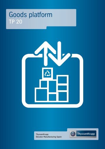 View the pdf catalog - ThyssenKrupp Elevator Manufacturing Spain