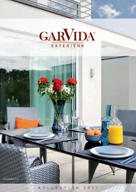 Garvida Katalog 2011 Gartenmobel Online Shop