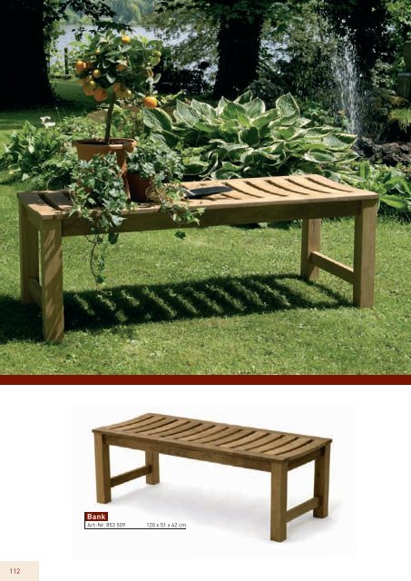 GarVida Katalog 2011 - Gartenmöbel Online Shop