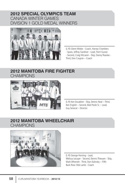 Full Yearbook - Manitoba Curling Association