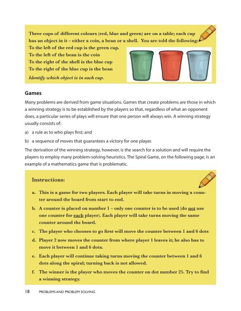 Problems and Problem Solving - Ministry of Education