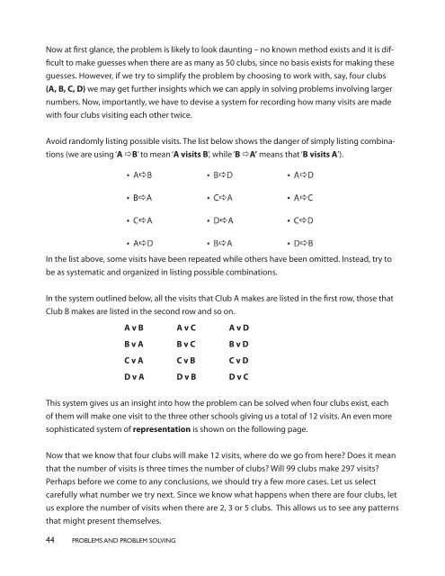 Problems and Problem Solving - Ministry of Education