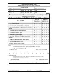 SHOULDER ASSESSMENT FORM